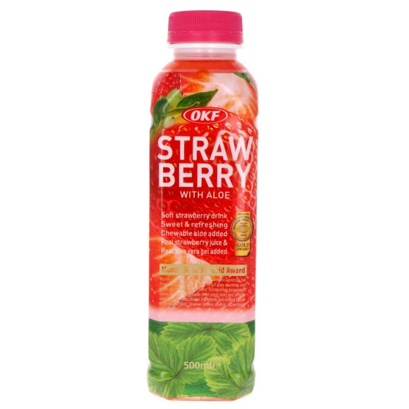 Aloe sweet drink King Strawberry 500ml OKF SATSUKI