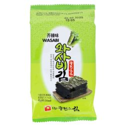 Snack à l'algue nori aromatisé - Wasabi 4g
