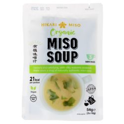 Organic instant miso soup - Wakame (3x18g)