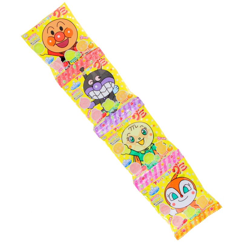 Anpanman soft fruit gummy candies 84g - 4P