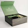 Coffret pour thé matcha : bol, cuillère doseuse, fouet et son support - Noir