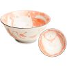 Coffret 4 bols udon chats - Orange & bleuØ14,5cm