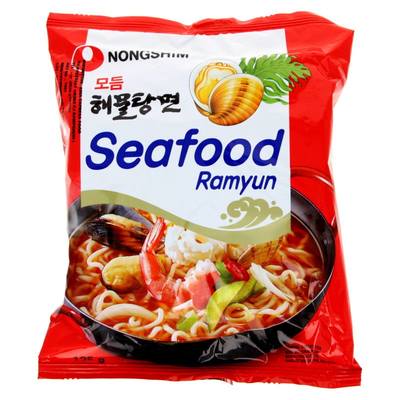 Ramen instantanées de Corée - Fruits de mer 125g