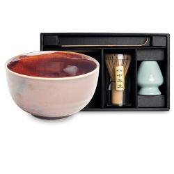 Matcha bowl set giftbox : 4 pieces - Soil