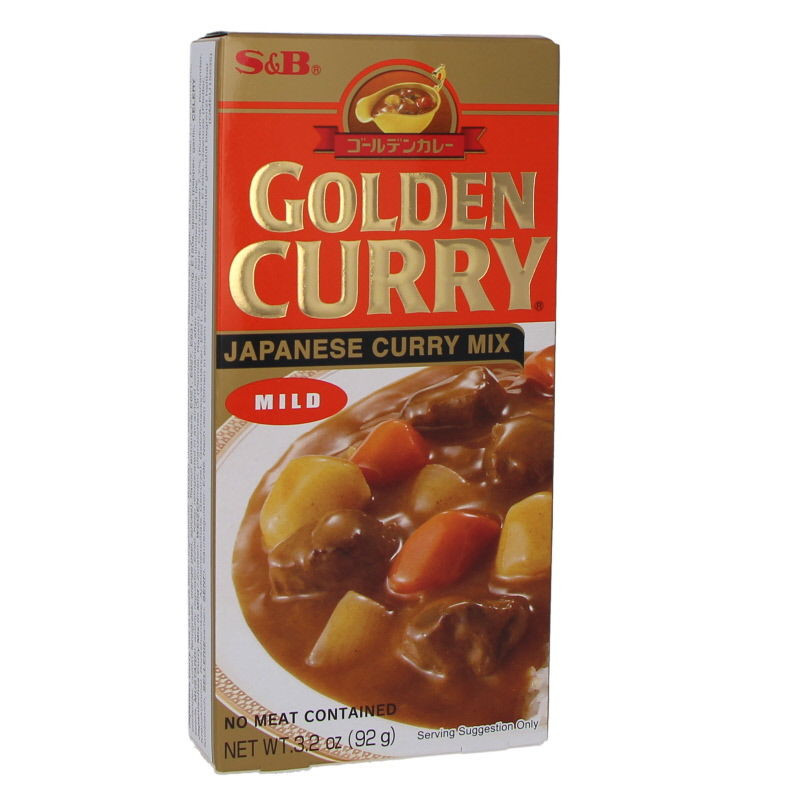Golden Curry Japonais 92g S&b : la piéce de 92 g à Prix Carrefour
