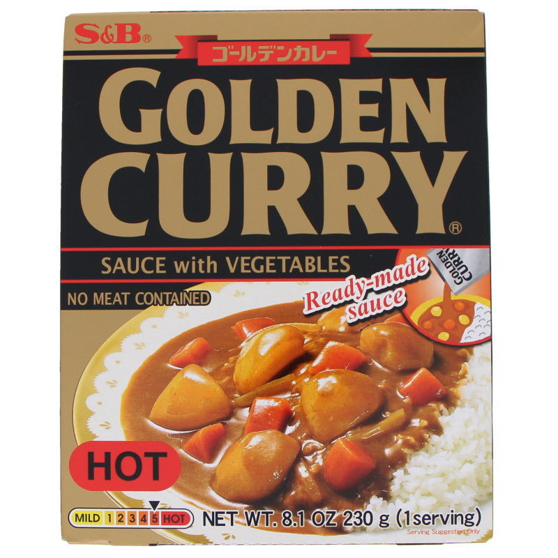 Golden Curry Semi-fort 220 g - Curry Japonais - S&B