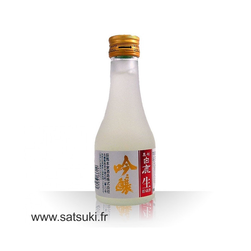 Saké non pasteurisé nama chozo - Ginjô 18cl Hakushika | SATSUKI