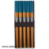 Set 5 p.baguettes Uni bleu turquoise TDS (1/10)