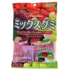 Bonbons Mous Mix Muscat/Fraise/Raisin 102g Kasugai (2/1