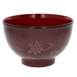 Bol pour soupe miso Plantes d'automne - Rouge 11.5cm x 6.3cm Kigura