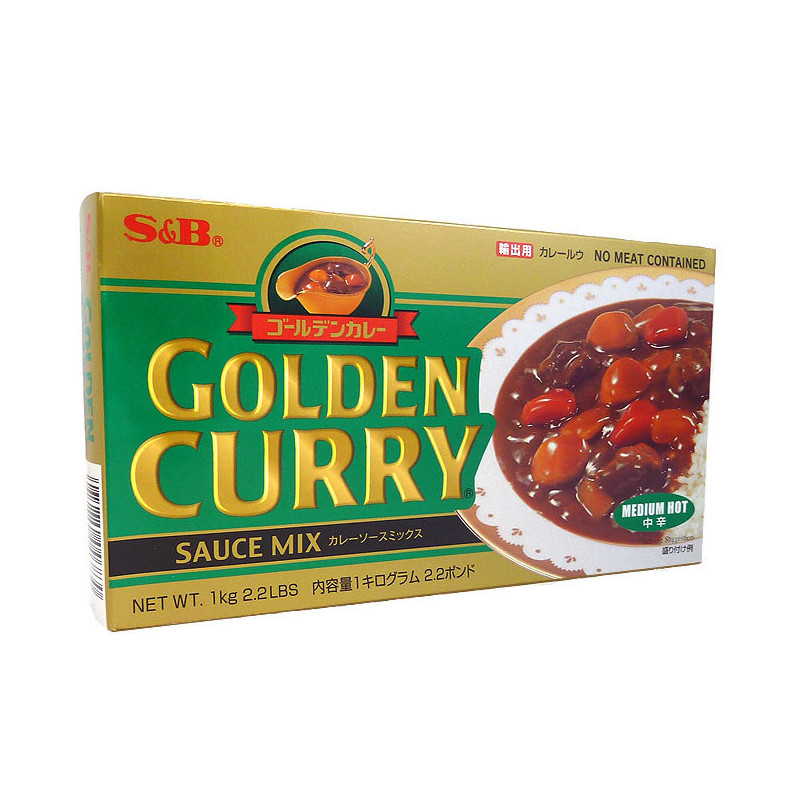Curry japonais Golden Curry moyen 1kg S&B | SATSUKI