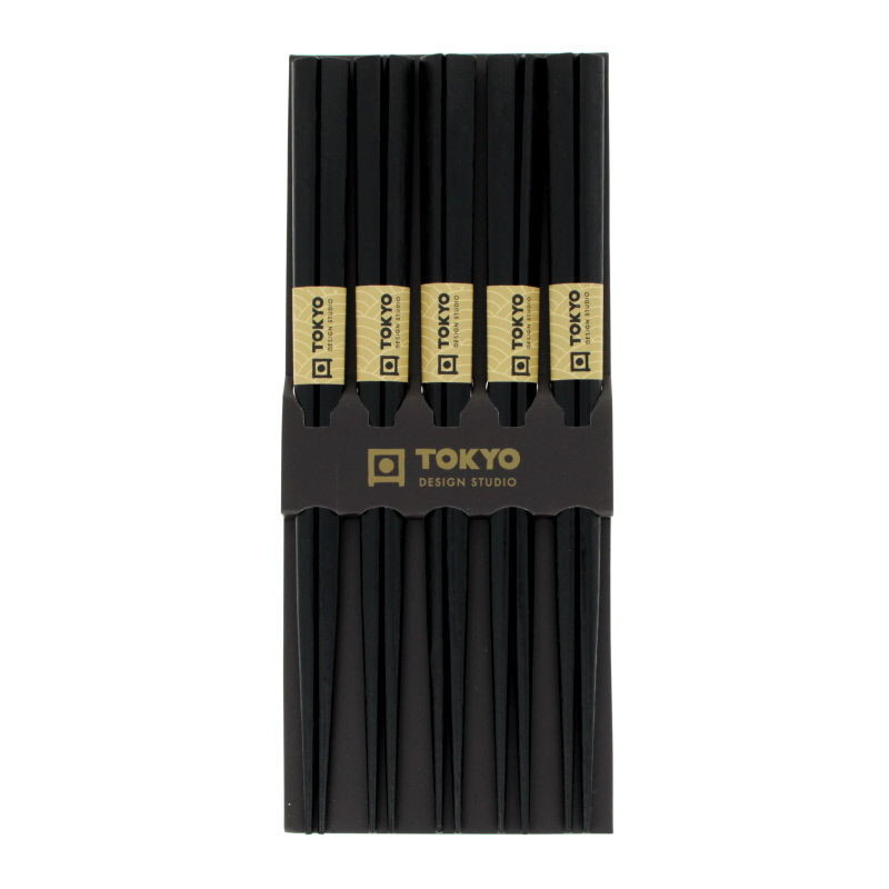 Set 5 p.baguettes Black Wood TDS