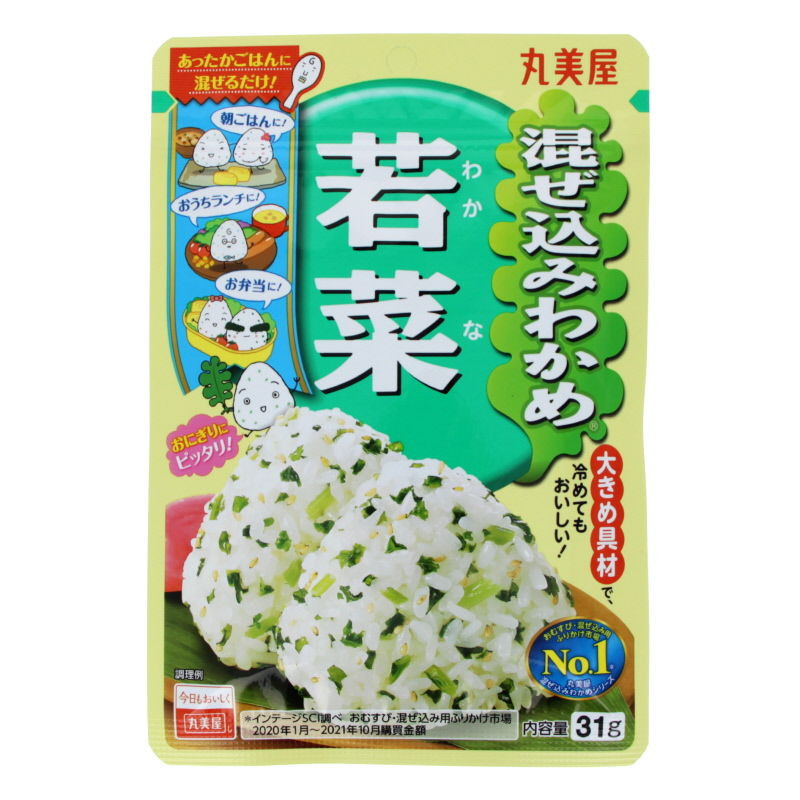 Furikake wakame feuilles daïkon 31g Marumiya (12/10)