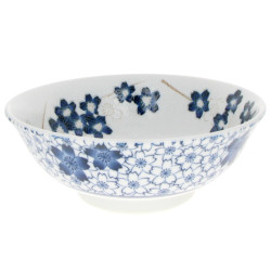 Bowl for ramen noodles - Sakura flowers blue Ø19cm