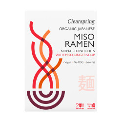 Unfried organic ramen - Miso & Ginger 210g