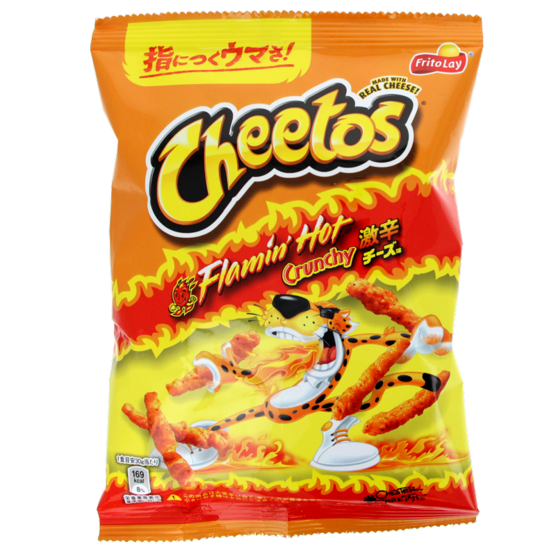 FRITO LAY - Cheese Crispy & Spicy Cheetos Flamin' Hot 75g