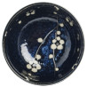 Matcha bowl - Blue & flowers Ø13cm
