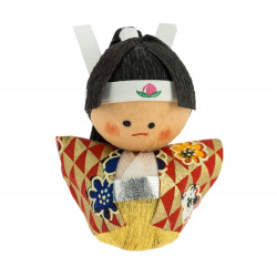 Japanese Roly-poly doll Okiagari - Momotarô the brave